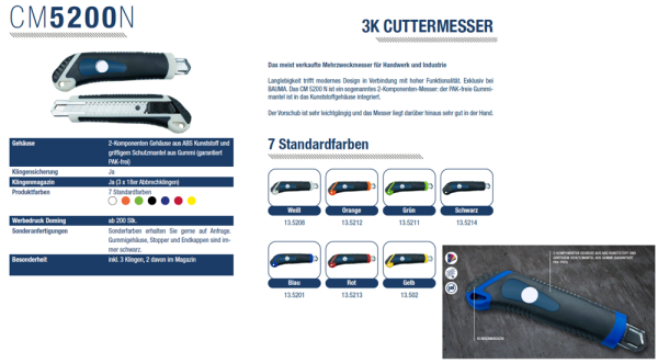 CM5200N - 3K CUTTERMESSER